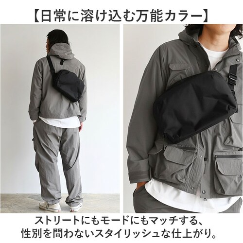 NoiR ノアール ショルダーバッグ N25006 通販 ショルダーバック 斜めがけバッグ ボディバッグ メンズ 小さめ ナイロン 撥水 軽量 軽い 通勤 通学 旅行 アウトドア 大人 高校生 大学生_9