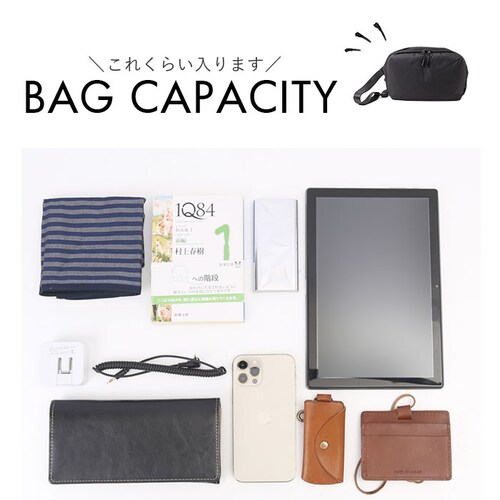 NoiR ノアール ショルダーバッグ N25006 通販 ショルダーバック 斜めがけバッグ ボディバッグ メンズ 小さめ ナイロン 撥水 軽量 軽い 通勤 通学 旅行 アウトドア 大人 高校生 大学生_12