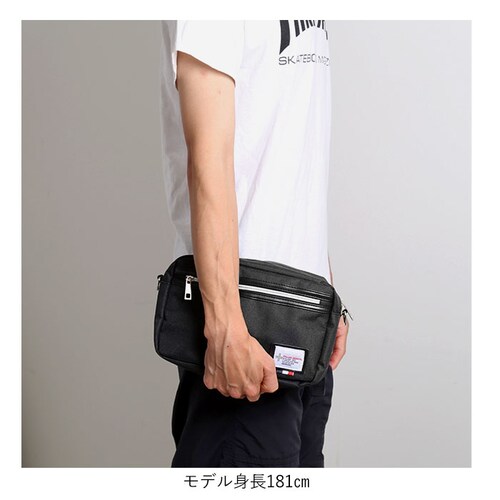 ショルダーバッグ メンズ 斜めがけ かっこいい 通販 小さめ レディース 大人 マチあり サコッシュ ポケット 3層 あおり シンプル カジュアル 通勤 通学 サブバッグ 旅行 アウトドア Palla_2