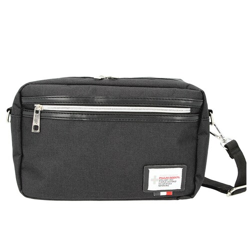 ショルダーバッグ メンズ 斜めがけ かっこいい 通販 小さめ レディース 大人 マチあり サコッシュ ポケット 3層 あおり シンプル カジュアル 通勤 通学 サブバッグ 旅行 アウトドア Palla_3