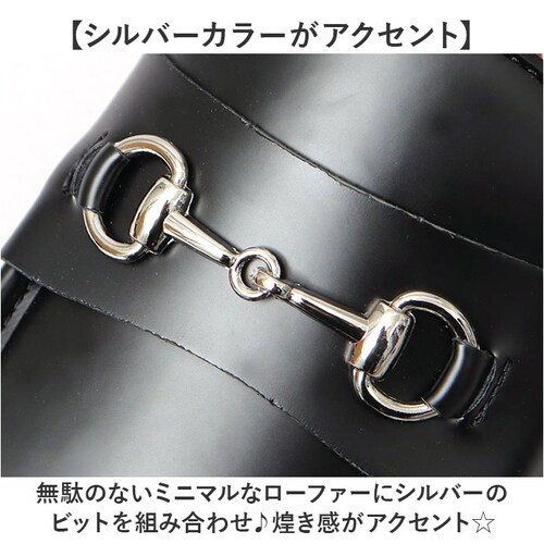 glabella �O���x�� �r�b�g���[�t�@�[ �����Y GLBT304 �ʔ� �����Y�V���[�Y �r�W�l�X�V���[�Y ���[�t�@�[ �t�H�[�}���V���[�Y ���� �C �V���[�Y BIT LOAFERS �� �u���b�N _5