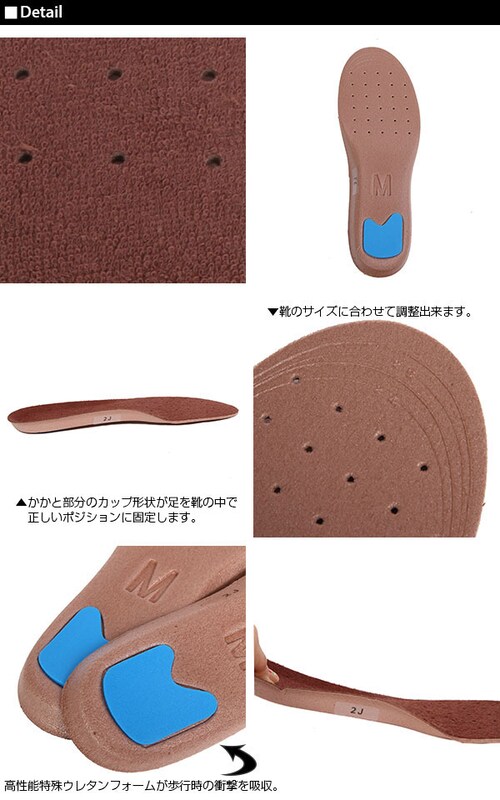 メンズ 中敷き コロンブス Columbus 通販/正規品 おすすめ 疲れ 定番 高反発 メンズ 立ち仕事 衝撃吸収 土踏まず 中敷き ビジネスウォーカー 消臭_3