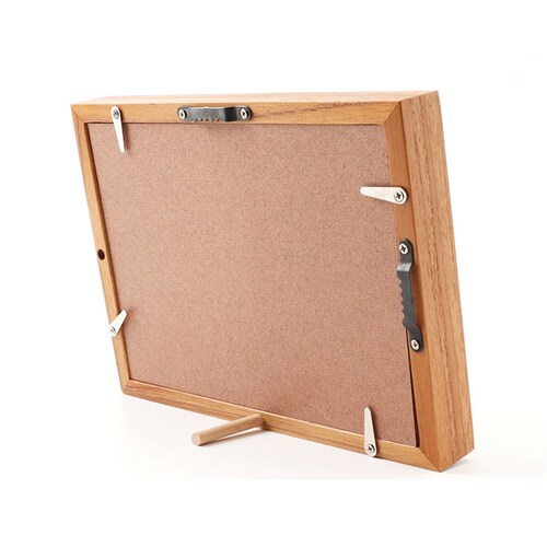 フォトフレーム 木製 2L 通販 写真立て フォトスタンド 写真フレーム 写真スタンド 木製フレーム チーク材 V-photo2L おしゃれ 写真 立て フォト フレーム 額 オシャレ 壁掛け式 スタ_7