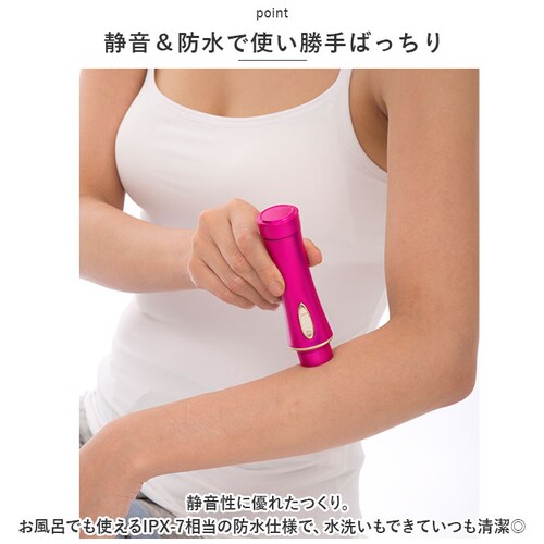 ホワイト 顔 シェーバー 女性用 通販 オムニ シェイバー ミニ mini ノヘア Light 4C Plus レディースシェーバー フェイスシェーバー YMO-111L4C 鼻毛カッター 眉毛 ムダ_8