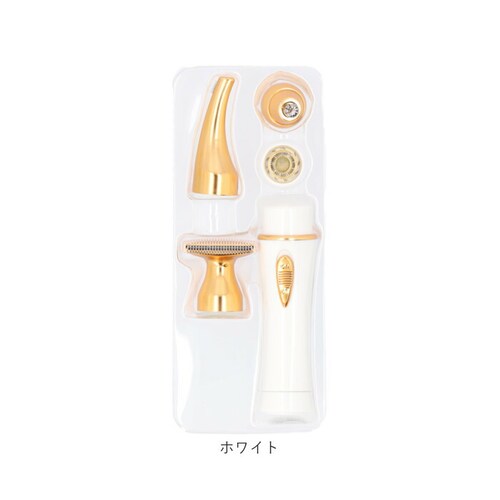 ホワイト 顔 シェーバー 女性用 通販 オムニ シェイバー ミニ mini ノヘア Light 4C Plus レディースシェーバー フェイスシェーバー YMO-111L4C 鼻毛カッター 眉毛 ムダ_15