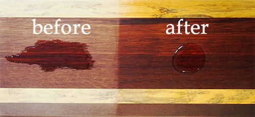 木製品 手入れ セット 通販 日本製 木材 ワックス 木に塗る オイル ヒノキの香り woodfood ウッドフード ウッドケアワックス ウッドケアオイル ヒノキケアセット 国産 竹製品 家具用 食器_4