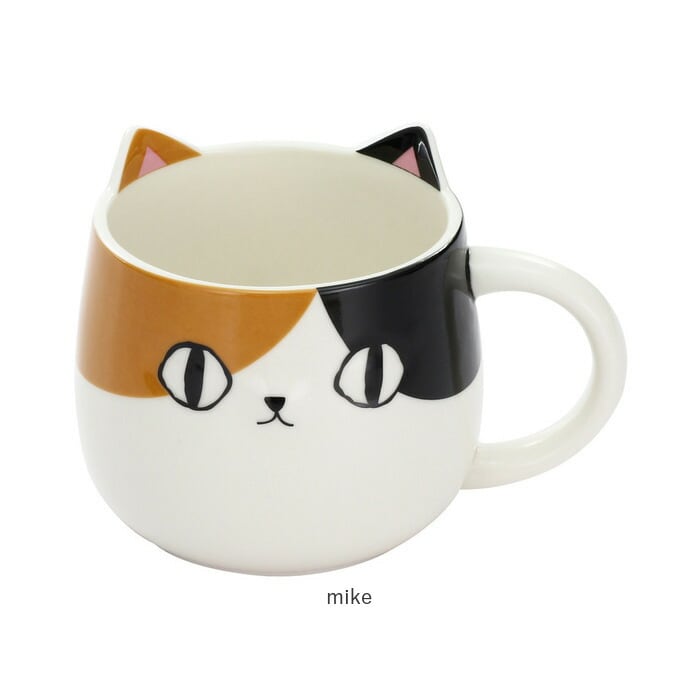 mike セラミック藍 マグカップ 通販 にゃん屋 猫3兄弟 マグ カップ
