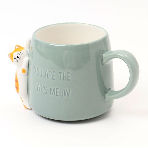 �}�O�J�b�v �I�V���� ���킢�� �ʔ� �߂Ƃ��}�O �R�b�v �}�O �܂� �R�[�q�[�J�b�v �J�b�v ���킢���L �l�R �˂� 300ml �߂Ƃ� �܍� HAPPY cat day DECOLE �f�R�� ��_5