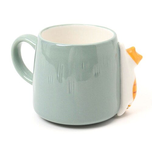 �}�O�J�b�v �I�V���� ���킢�� �ʔ� �߂Ƃ��}�O �R�b�v �}�O �܂� �R�[�q�[�J�b�v �J�b�v ���킢���L �l�R �˂� 300ml �߂Ƃ� �܍� HAPPY cat day DECOLE �f�R�� ��_6