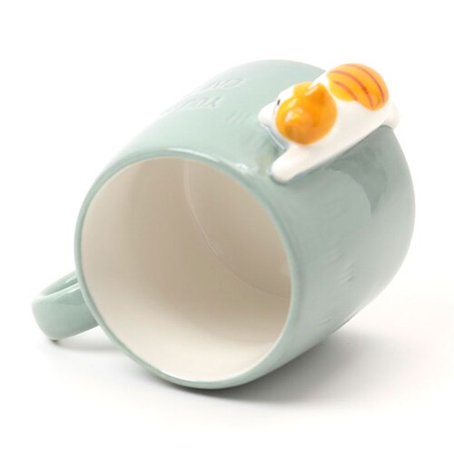 �}�O�J�b�v �I�V���� ���킢�� �ʔ� �߂Ƃ��}�O �R�b�v �}�O �܂� �R�[�q�[�J�b�v �J�b�v ���킢���L �l�R �˂� 300ml �߂Ƃ� �܍� HAPPY cat day DECOLE �f�R�� ��_7