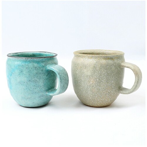 ブルー/ベージュ マグカップ ペア 通販 美濃焼 コーヒーカップ 化粧箱入り minamo コップ カップ 食器 おしゃれ 大人可愛い かわいい キッチン雑貨 台所用品 結婚祝い 父の日 母の日 結婚_2