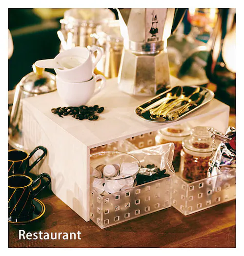 コの字ラック 木目調 like-it ライクイット 通販 プラスラック like it PLUS RACK コの字 ラック おしゃれ かわいい シンプル モダン 卓上 机上 キッチン 台所 スパイスラ_5