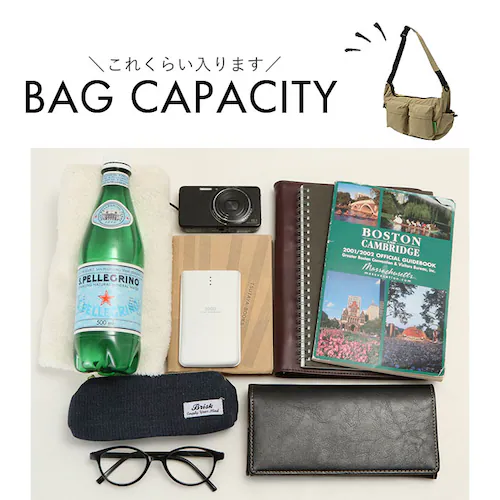 kiu �L�E �V�����_�[�o�b�O K436 ��e�� �ʔ� �V�����_�[ �V�����_�[�o�b�N ���|�� �ȂȂߊ|�� �΂߂��� ���� ���@�\ �|�P�b�g �i�C���� �_�u���|�P�b�g �V���v�� �J�W���A�� KiU ����_14