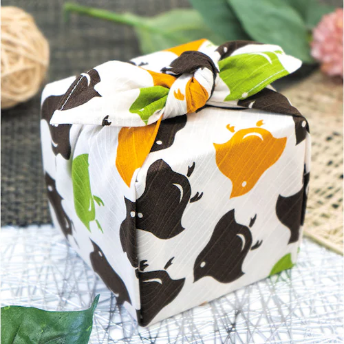 和布華 風呂敷 100cm 通販 日本製 ふろしき 大判 和柄 wafuka プレーリードッグ 三巾 綿100% かわいい おしゃれ 可愛い オシャレ 和風 総柄 エコバッグ テーブルクロス こたつ掛_5