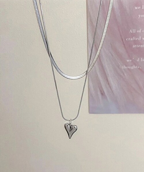 �l�b�N���X ���f�B�[�X �V���o�[ �ʔ� �y���_���g ����� �A�N�Z�T���[ �W���G���[ �n�[�g �V���v�� ��l ���킢�� ������� ���� ���� �_�u�����C���[�n�[�g���`�[�t�l�b�N���X nec-064 _2