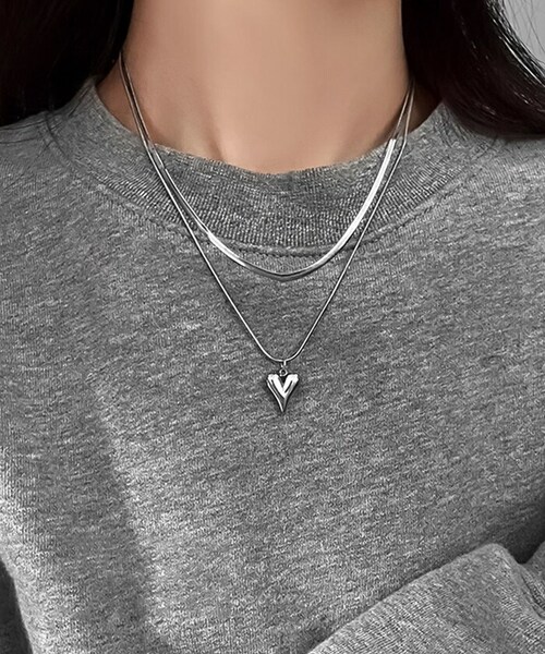 �l�b�N���X ���f�B�[�X �V���o�[ �ʔ� �y���_���g ����� �A�N�Z�T���[ �W���G���[ �n�[�g �V���v�� ��l ���킢�� ������� ���� ���� �_�u�����C���[�n�[�g���`�[�t�l�b�N���X nec-064 _3