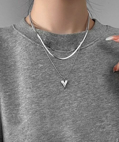 �l�b�N���X ���f�B�[�X �V���o�[ �ʔ� �y���_���g ����� �A�N�Z�T���[ �W���G���[ �n�[�g �V���v�� ��l ���킢�� ������� ���� ���� �_�u�����C���[�n�[�g���`�[�t�l�b�N���X nec-064 _4