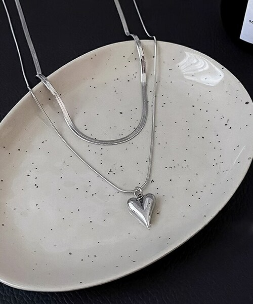 �l�b�N���X ���f�B�[�X �V���o�[ �ʔ� �y���_���g ����� �A�N�Z�T���[ �W���G���[ �n�[�g �V���v�� ��l ���킢�� ������� ���� ���� �_�u�����C���[�n�[�g���`�[�t�l�b�N���X nec-064 _5