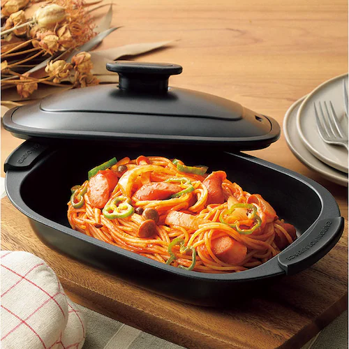 電子レンジ調理器具 レンジパン 通販 ヒロショウ RGPS-01 レンジグリルパン 電子レンジ専用 レンジ 調理器 グリルパン 電子レンジ グリルプレート 魚焼きグリル 蒸し料理 蒸し器 時短料理 肉_2