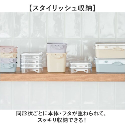 push&push �����`�{�b�N�X 400ml �ʔ� �ٓ��� ���ٓ��� ���������� �t�[�h�R���e�i �ۑ��e�� 1�i ��i �����v�b�V�� ������� �{�̂̂� �d�q�����W�Ή� �H��@�Ή� �Ⓚ�Ή� ���� _8