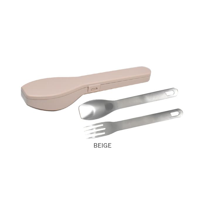 BEIGE スプーン フォーク セット 通販 2点セット 2点 ケース付き 大人
