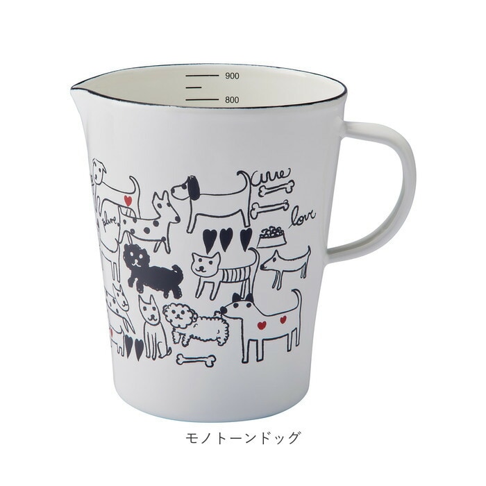 あかいちご ホーロー 計量カップ Lサイズ 通販 メジャーカップ