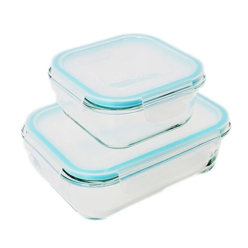 �ۑ��e�� �ϔM�K���X �ʔ� 530ml 1040ml 2�_�Z�b�g ���� �d�q�����W �I�[�u�� �① �Ⓚ �H��@ CLARTE �N�����e ���ٓ��� �e�[�u���E�F�A �ۑ� �V���v�� ������� ���u��_2