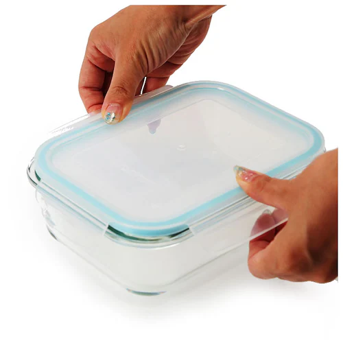 �ۑ��e�� �ϔM�K���X �ʔ� 530ml 1040ml 2�_�Z�b�g ���� �d�q�����W �I�[�u�� �① �Ⓚ �H��@ CLARTE �N�����e ���ٓ��� �e�[�u���E�F�A �ۑ� �V���v�� ������� ���u��_3