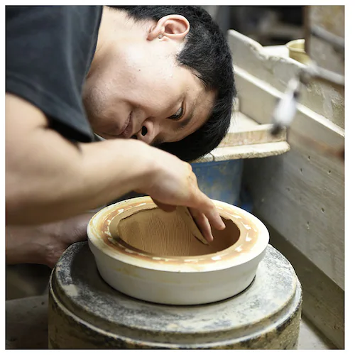 もとしげ おろし器 小 通販 おろしき わさびおろし 器 すりおろし 陶器 薬味おろし やくみおろし 石見焼 しょうが にんにく わさび 離乳食 日本製 キッチン 調理器具_6
