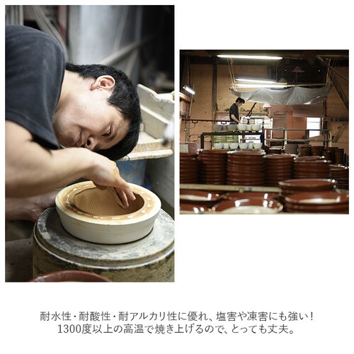 もとしげ おろし器 大 通販 おろしき 大根おろし 器 わさびおろし すりおろし 陶器 薬味おろし やくみおろし 石見焼 大根 にんじん 長芋 離乳食 日本製 キッチン 調理器具_5