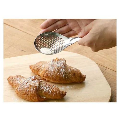 ののじ スプーン お玉 穴あき 通販 しゃもじ おたま パンチングスプーン ペティ 調理器具 調理 盛り付け 油切り 湯切り アク取り 食洗器可 簡単 一人暮らし サラダ 揚げ物 揚物_6