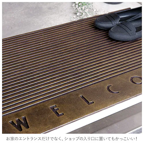 ラバーマット 玄関 l 通販 玄関マット 屋外 約 90×50cm 泥落とし おしゃれ 洗える ウェルカムマット エントランスマット ドアマット ガーデンマット 室内用玄関マット マット類 ファブリッ_2