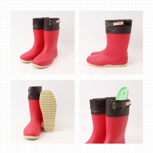 ガーデニング ブーツ 通販 ガーデンシューズ ロングレインブーツ ロング丈 長靴 ガーデニングシューズ ガーデニングブーツ レインシューズ 雨靴 レディース FU5014 ながくつ 長くつ ながぐつ _12