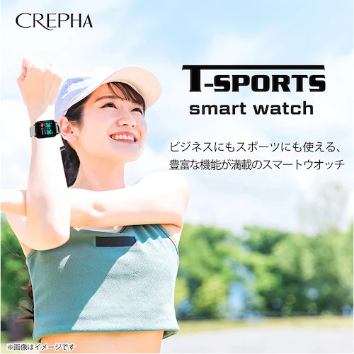 �N���t�@�[ �r���v CREPHA TS-SMW002 �ʔ� �X�}�[�g�E�H�b�` �X�|�[�c�E�H�b�` �f�W�^�� �V���R�� �����Y ���f�B�[�X �f�W�^���E�H�b�` T-SPORTS ���v �h�� �R�� �����h�~ _2