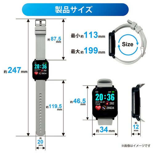 �N���t�@�[ �r���v CREPHA TS-SMW002 �ʔ� �X�}�[�g�E�H�b�` �X�|�[�c�E�H�b�` �f�W�^�� �V���R�� �����Y ���f�B�[�X �f�W�^���E�H�b�` T-SPORTS ���v �h�� �R�� �����h�~ _16