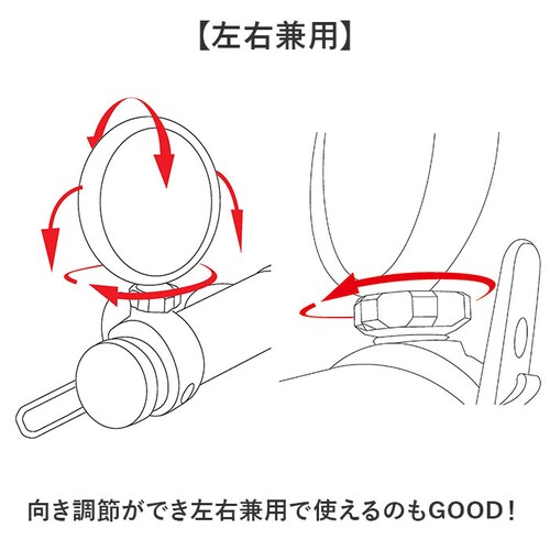 ��Z���쏊 keia �T�C�N���~���[ KW-61 �ʔ� �~���[ �o�b�N�~���[ �� ���ˍ� ���]�� KEIA KW61 �R�E�z�E���V �n���h�� ���E���p �p�x���� �ȒP���� �h���b�v�n���h�� �t���b�g�n_6