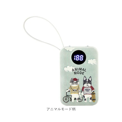 モバイルバッテリー 通販 充電器 スマホ充電器 バッテリー スマホ クスグルジャパン 10000mah iphone android 軽量 小型 ケーブル内蔵 led残量表示 type-c タイプc _17