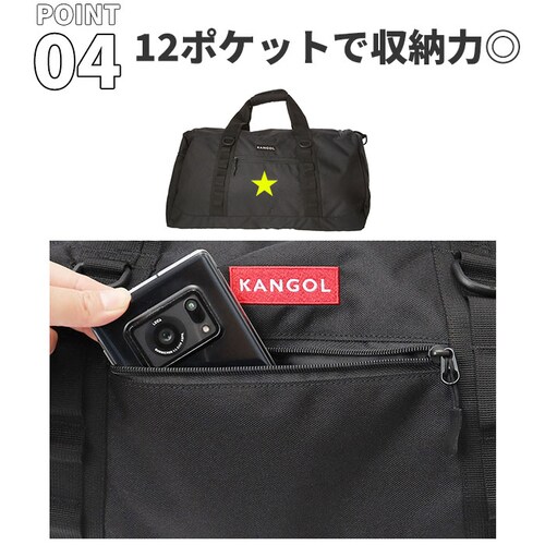 �J���S�[�� �o�b�O 250-1504 KANGOL �ʔ� �{�X�g���o�b�O �{�X�g���o�b�N �{�X�g�� �V�����_�[ �C�w���s ���w�� ���Z�� ���w�� �j�q ���q ���f�B�[�X �����Y ���s 50L 3�� 4_16