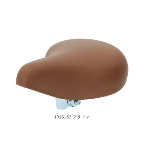 サドル 痛くない 通販 クッション ソフトサドル ブラウン ブラック 黒 グレー 交換用サドル 交換 疲れにくい シンプル 一般車 一般軽快車 ママチャリ シティサイクル CHIARO キアーロ 自_9