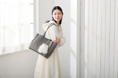 BEIGE ROOTOTE ルートート トートバッグ 3661 通販 トートバック 肩掛けバッグ A4 通勤 通学 ファスナー付き レディース 横長 横型 大きめ 大容量 自立 ビジネス 大人 かわい_3