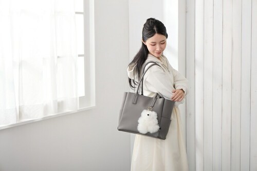 BEIGE ROOTOTE ルートート トートバッグ 3661 通販 トートバック 肩掛けバッグ A4 通勤 通学 ファスナー付き レディース 横長 横型 大きめ 大容量 自立 ビジネス 大人 かわい_4