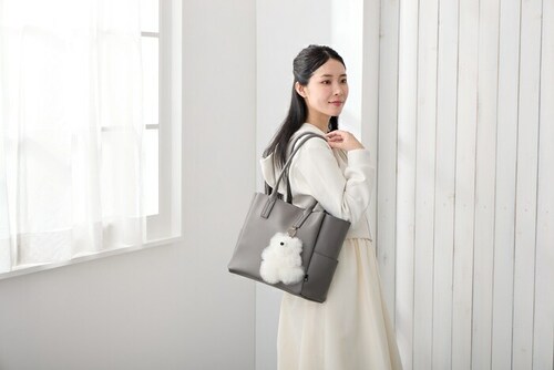 BEIGE ROOTOTE ルートート トートバッグ 3661 通販 トートバック 肩掛けバッグ A4 通勤 通学 ファスナー付き レディース 横長 横型 大きめ 大容量 自立 ビジネス 大人 かわい_5