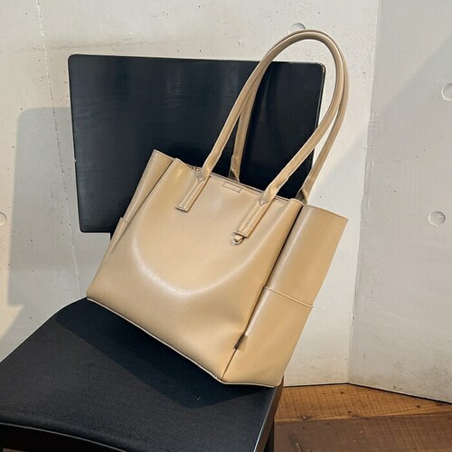 BEIGE ROOTOTE ルートート トートバッグ 3661 通販 トートバック 肩掛けバッグ A4 通勤 通学 ファスナー付き レディース 横長 横型 大きめ 大容量 自立 ビジネス 大人 かわい_6