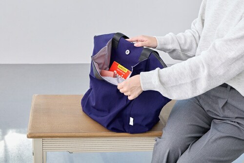 Dustyblue ROOTOTE ルートート トートバッグ 3669 通販 トートバック 肩掛けバッグ 通勤バッグ ビジネスバッグ ファスナー付き ナイロン A4 大容量 レディース 通勤 通学 軽_4