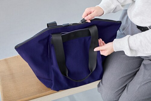 Dustyblue ROOTOTE ルートート トートバッグ 3669 通販 トートバック 肩掛けバッグ 通勤バッグ ビジネスバッグ ファスナー付き ナイロン A4 大容量 レディース 通勤 通学 軽_5
