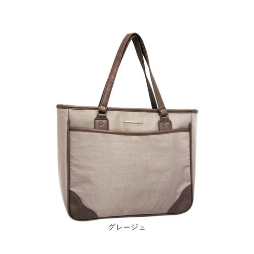 グレージュ ビジネスバッグ レディース 軽量 通販 ビジネストートバッグ ビジネス トートバッグ 通勤バッグ 通勤カバン 通勤鞄 通勤バック ナイロン A4 B4 大容量 軽い 通勤 通学 就活 リク_13