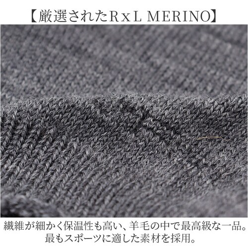 手袋 メンズ スマホ対応 通販 日本製 アールエル RxL ランニング用手袋 メリノウール 滑り止め付き グローブ 暖かい あたたかい ユニセックス 防寒 通勤 通学 薄地 自転車 アウトドア ギフト_6