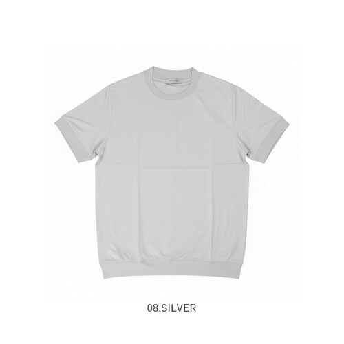 54.BLUEGREY Lサイズ URBAN SQUARE Tシャツ 通販 半袖 メンズ オフィスカジュアル 襟高 半袖Tシャツ シンプル オフィス ビジネス インナー 無地 上品 きれいめ ジャケッ_11