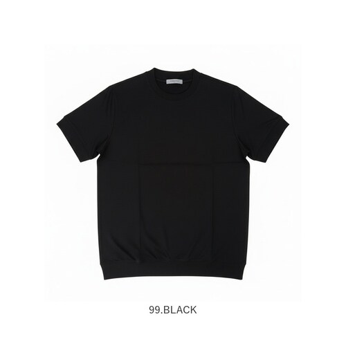 54.BLUEGREY Lサイズ URBAN SQUARE Tシャツ 通販 半袖 メンズ オフィスカジュアル 襟高 半袖Tシャツ シンプル オフィス ビジネス インナー 無地 上品 きれいめ ジャケッ_13