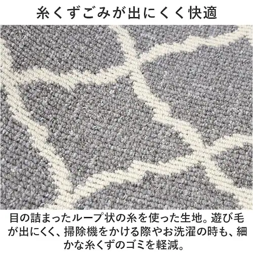 玄関マット 室内 おしゃれ 通販 マスタースペースラグ 約 50cm×75cm センコー ラグマット マット ラグ モダン 洗える 薄手 屋内用 かわいい 滑り止め加工 床暖房対応 キッチン 台所 ベ_6